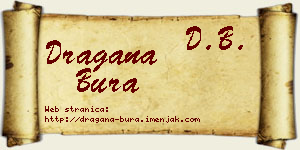 Dragana Bura vizit kartica